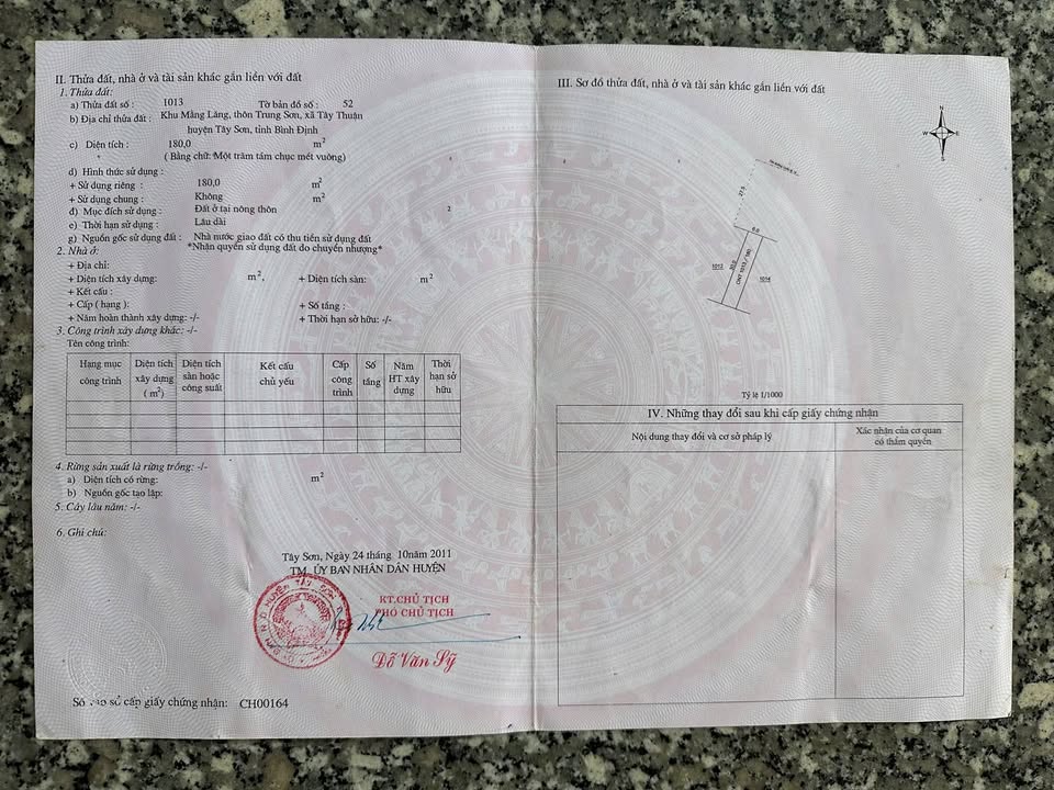 Đất nền mặt tiền Quốc lộ 19, Xã Tây Thuận 360m² giá 1 tỷ - Đầu tư sinh lời ngay!