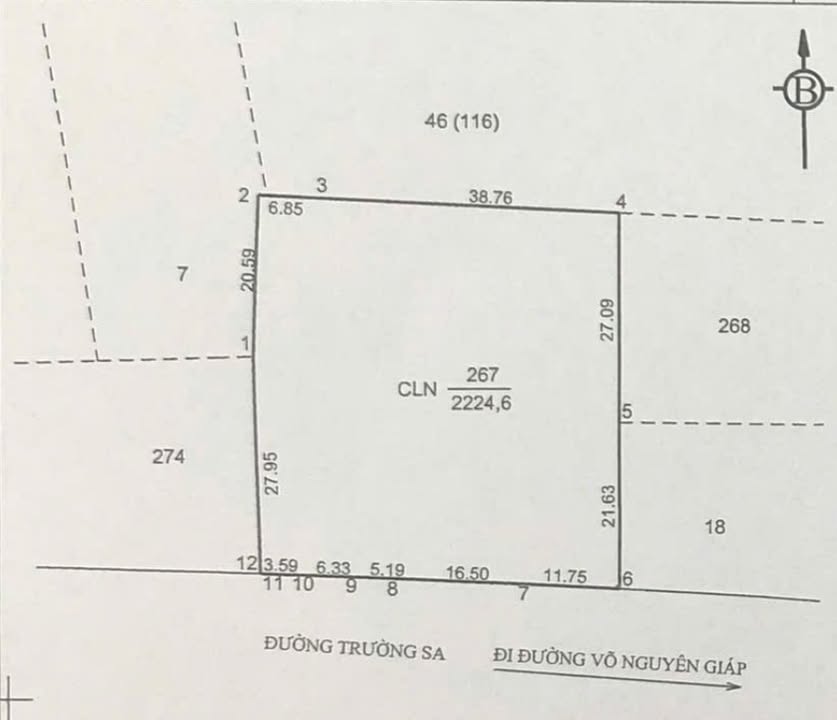 Bán Đất Mặt Tiền Trường Sa Vũng Tàu 2.222m² 18 Tỷ - Vị Trí Đắc Địa