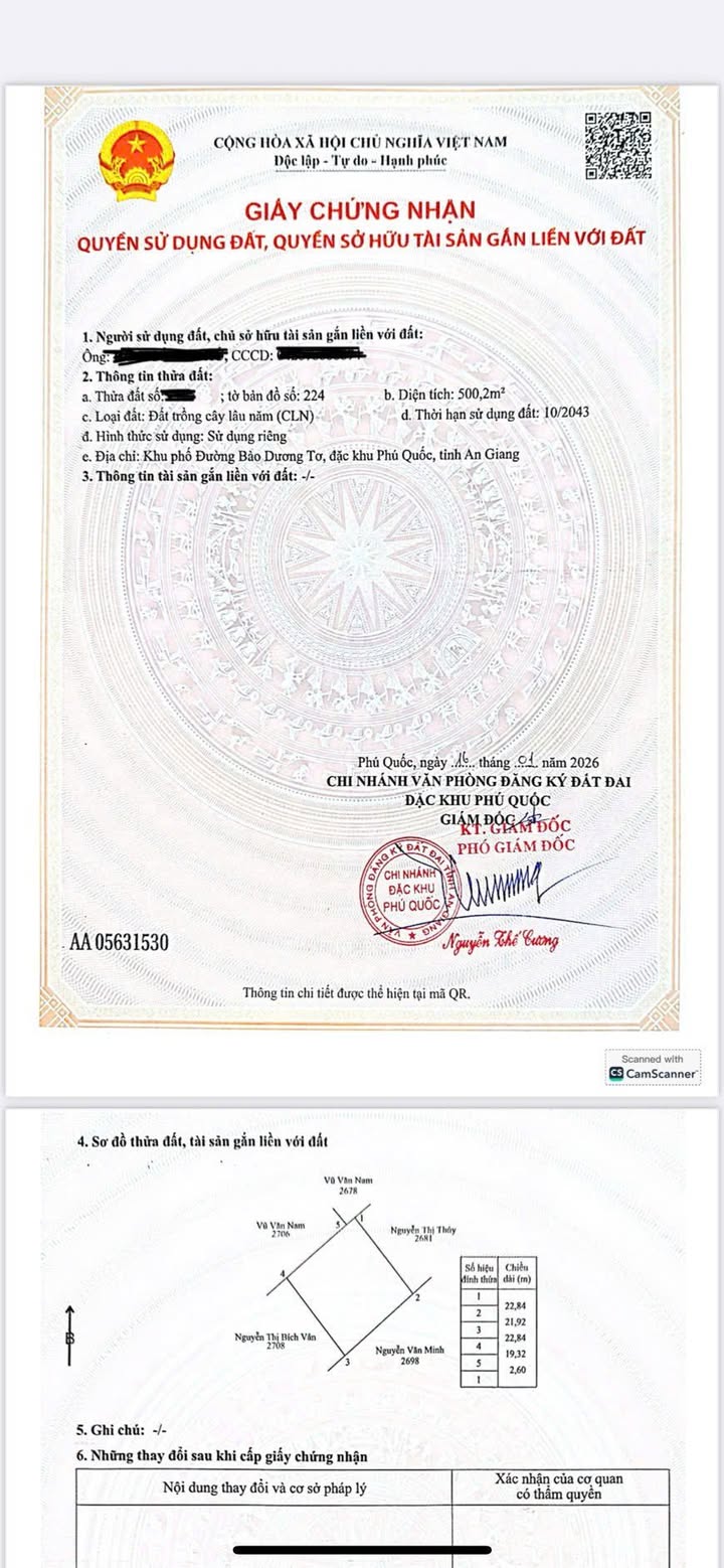 Đất nền 500,2m² Đường Bào - Phú Quốc chỉ 3,5 tỷ - Cơ hội đầu tư khôn ngoan!