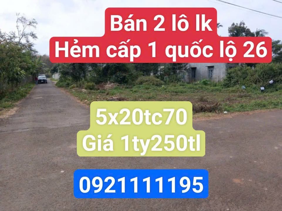 Đất nền Phường Tân An, BMT 100m² - Sổ đỏ chính chủ, tiềm năng tăng giá!