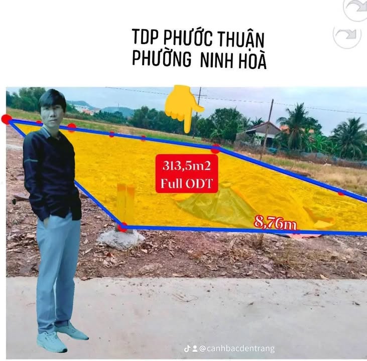 Đất nền Ninh Hòa 314m² giá 628 triệu - Sổ đỏ chính chủ, nở hậu!