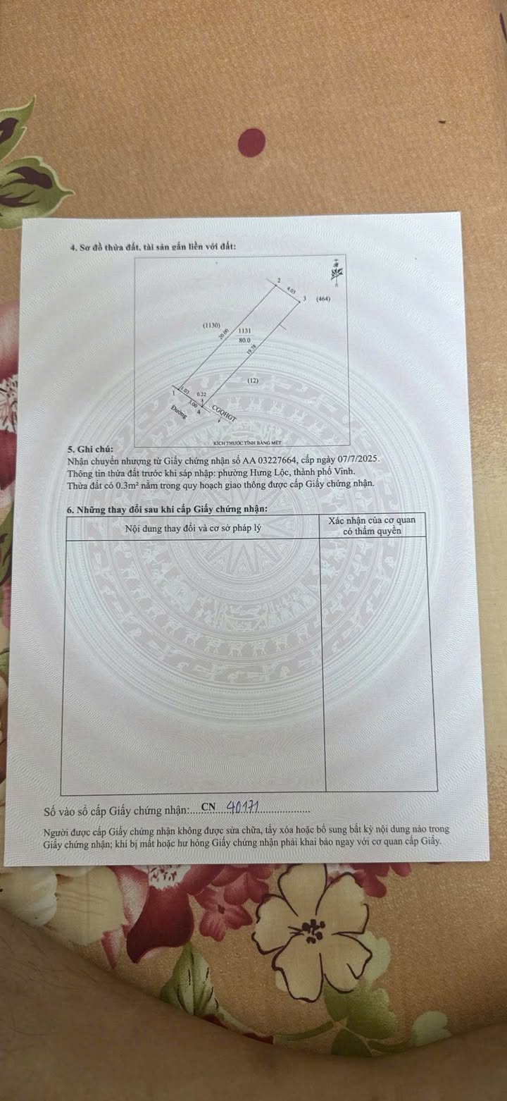 Đất nền 80m² Hưng Lộc, Vinh - Giá 2.6 tỷ, Sổ đỏ sẵn sàng