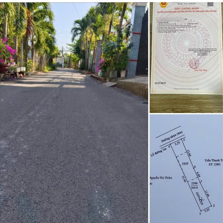 Đất nền Phú Hoà 168m² giá 3.65 tỷ - Pháp lý rõ ràng!