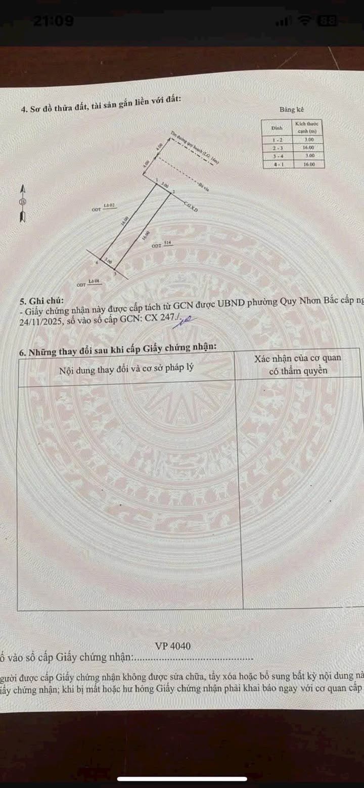 Bán Gấp 2 Lô Đất Liền Kề Mặt Tiền Đường Nhơn Phú, Quy Nhơn 48m²