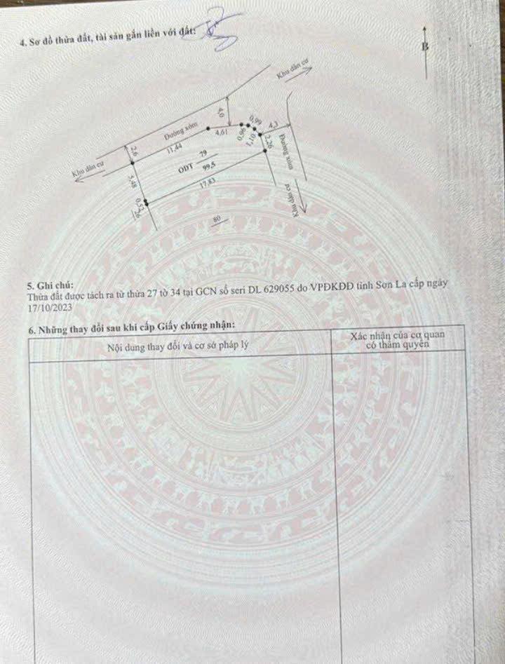 Bán đất Mộc Sơn Mộc Châu 99m² 1.75 tỷ - Sổ đỏ chính chủ giao dịch ngay