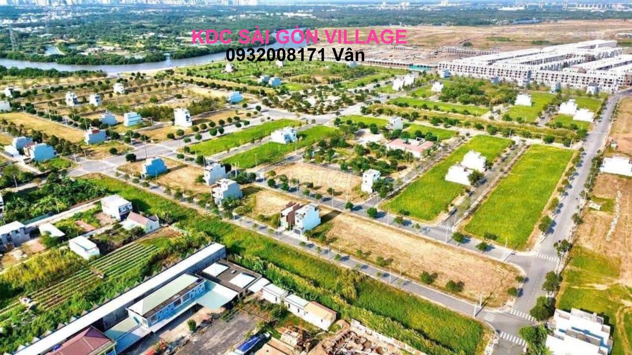 Đất nền KDC Sài Gòn Village Long An 80m² - Sổ đỏ chính chủ!