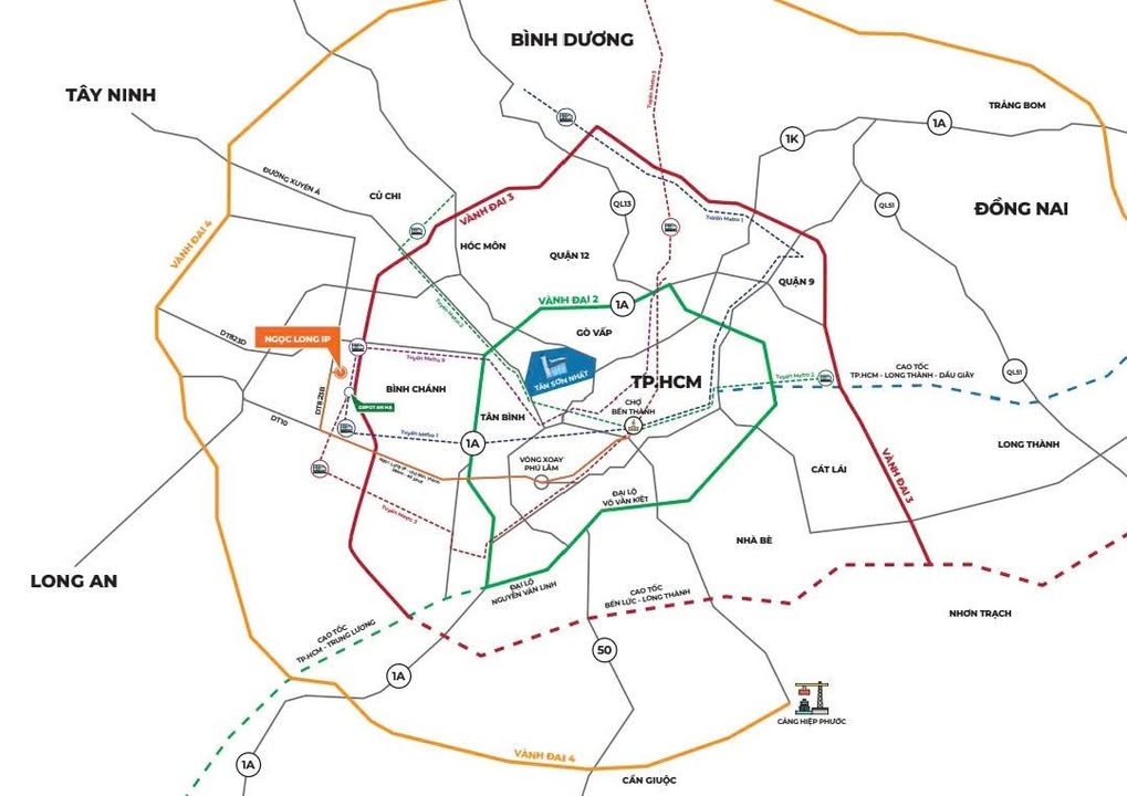 Đất nền Dragon Pearl Đức Hòa 90m² - Sổ hồng sẵn, giá 1.35 tỷ