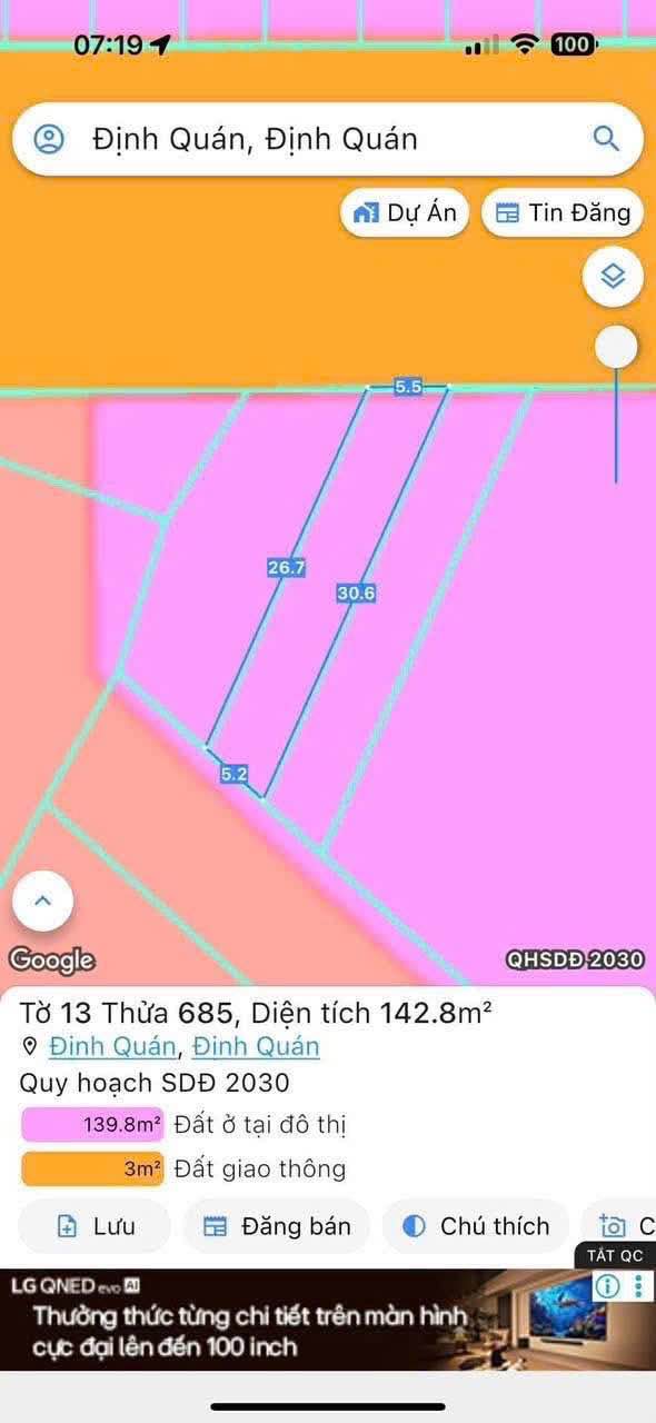 Đất nền Đường Ngô Quyền 165m² 3.2 tỷ - Vị trí đắc địa kinh doanh!