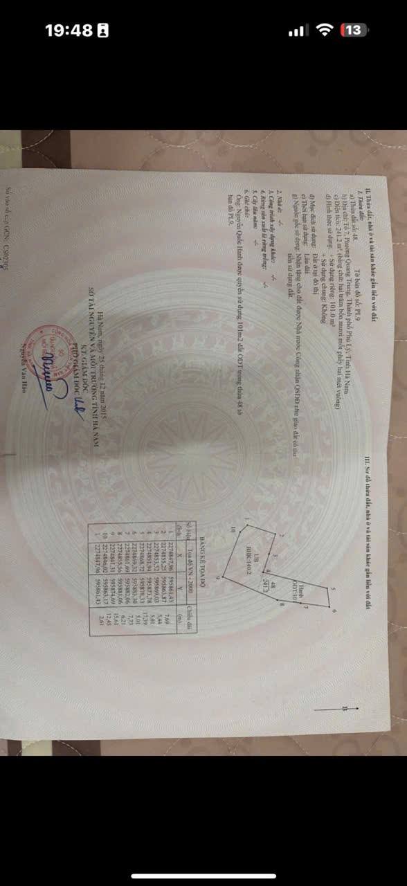 Đất nền 101m² tại Sun Uban City Hà Nam giá 2.9 tỷ - Cơ hội đầu tư tuyệt vời!