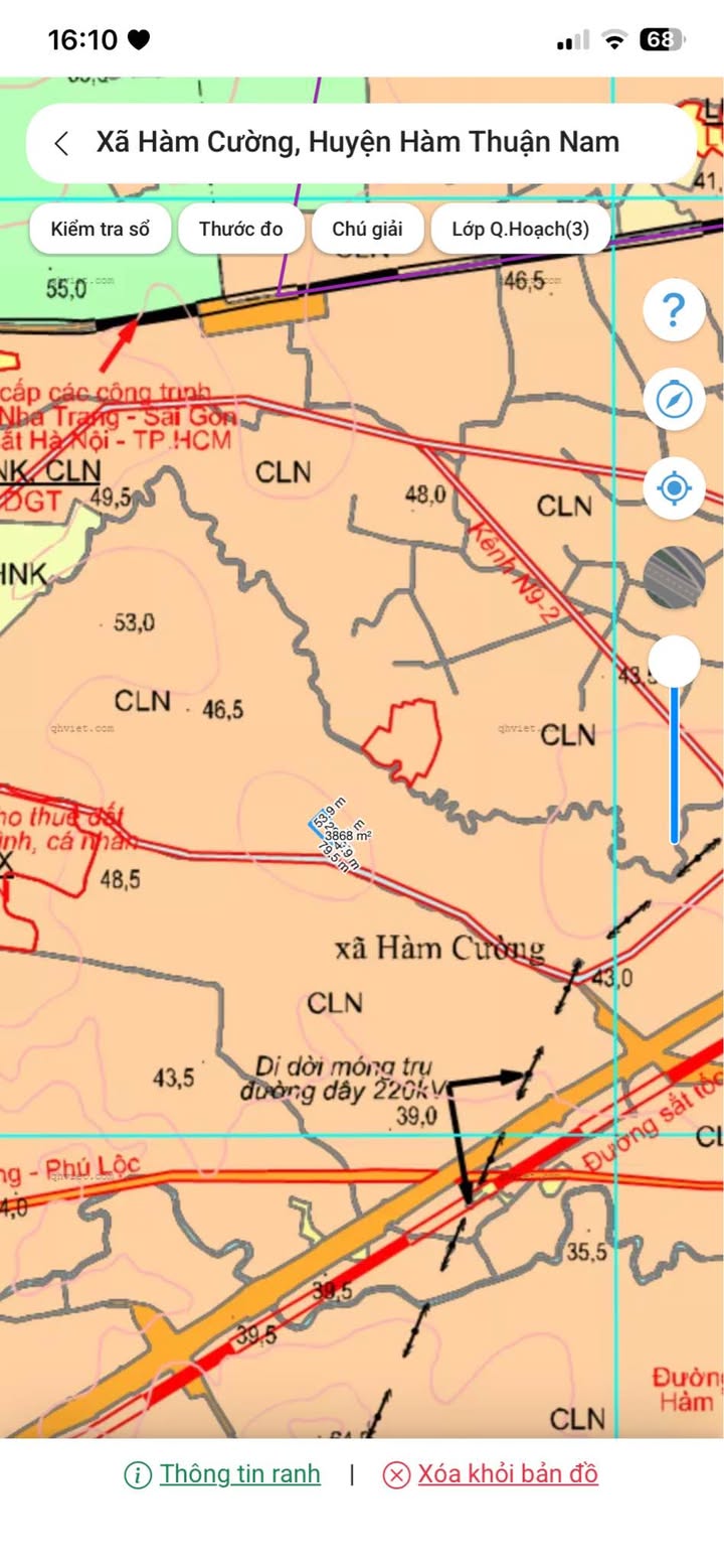 Đất vườn Hàm Cường 3800m² giá 630 triệu - Sổ hồng chính chủ!