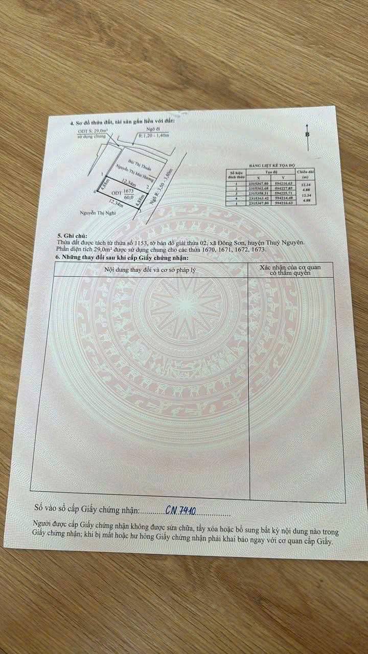 Đất nền Đông Sơn, Thủy Nguyên 60m² - Sổ đỏ chính chủ