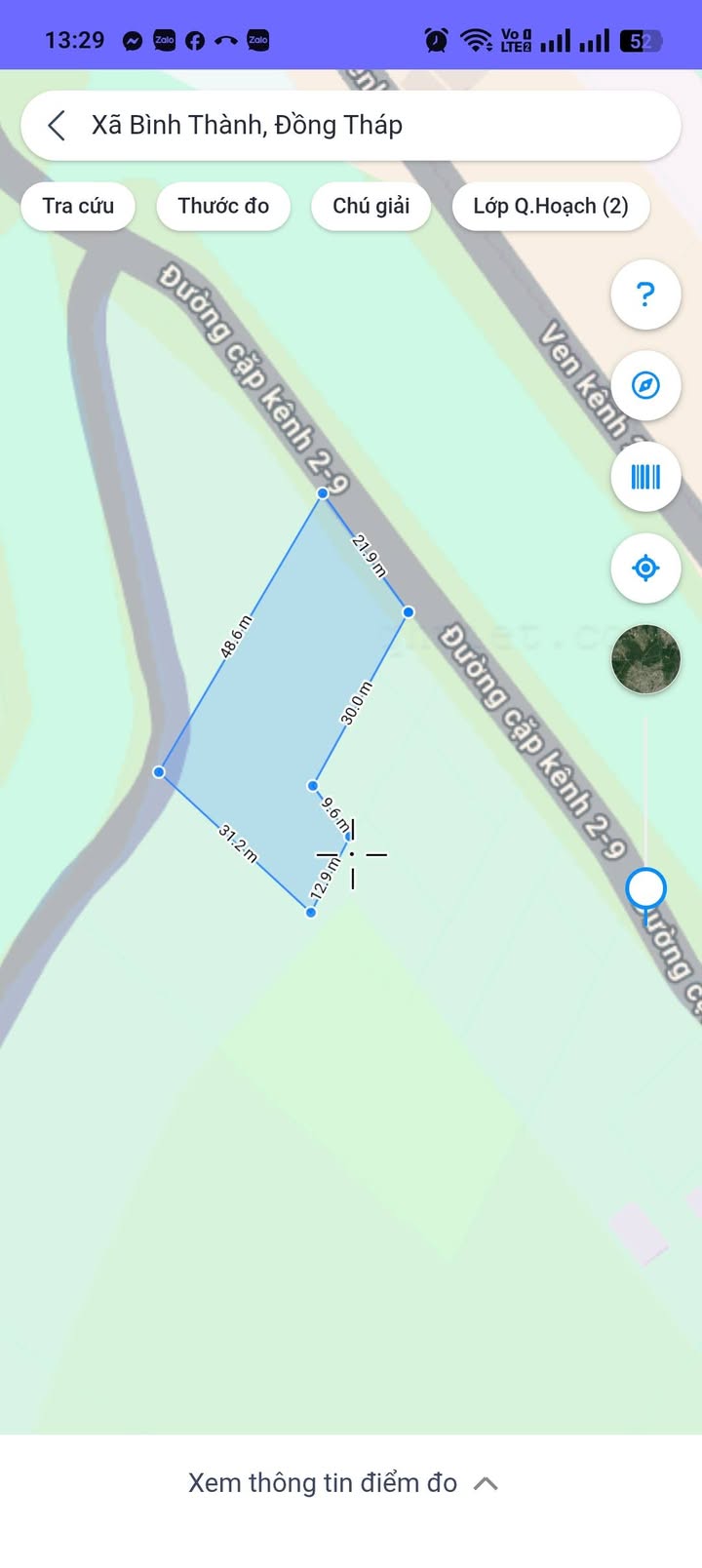 Bán Đất Nền Mặt Tiền Sông 596m² Thổ Cư, Xã Bình Thành, Đồng Tháp - Giá 1.5 Tỷ