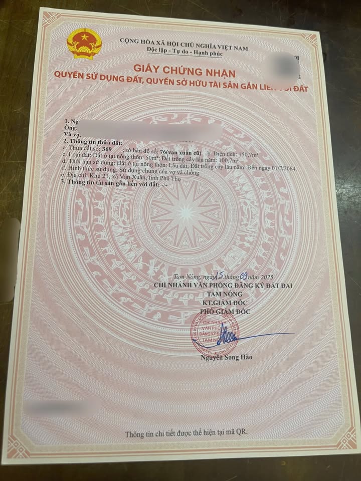 Đất nền mặt Quốc lộ 32, Vạn Xuân, 150m² - Cơ hội đầu tư sinh lời cao!