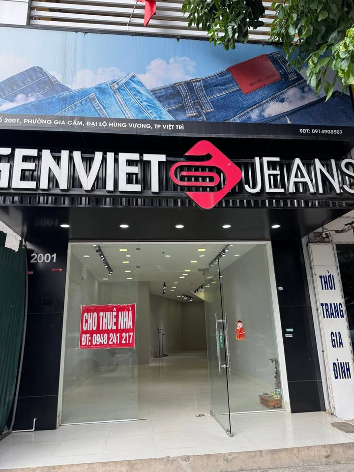 Nhà cho thuê tại Phường Tiên Cát, Việt Trì 120m² - Mặt tiền 5m, vị trí đắc địa!