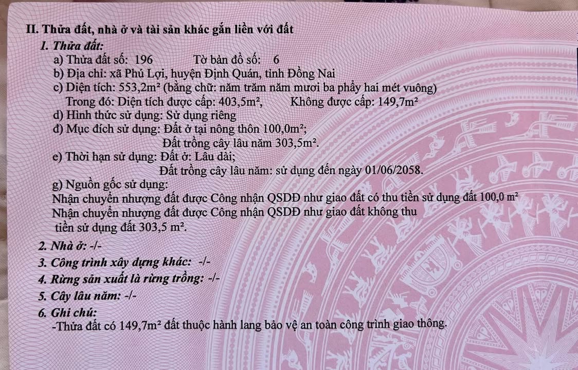 Đất Mặt Tiền Quốc Lộ 20, Long Biên - 500m², Sẵn Sổ Đỏ, Giá Đầu Tư 4 Tỷ