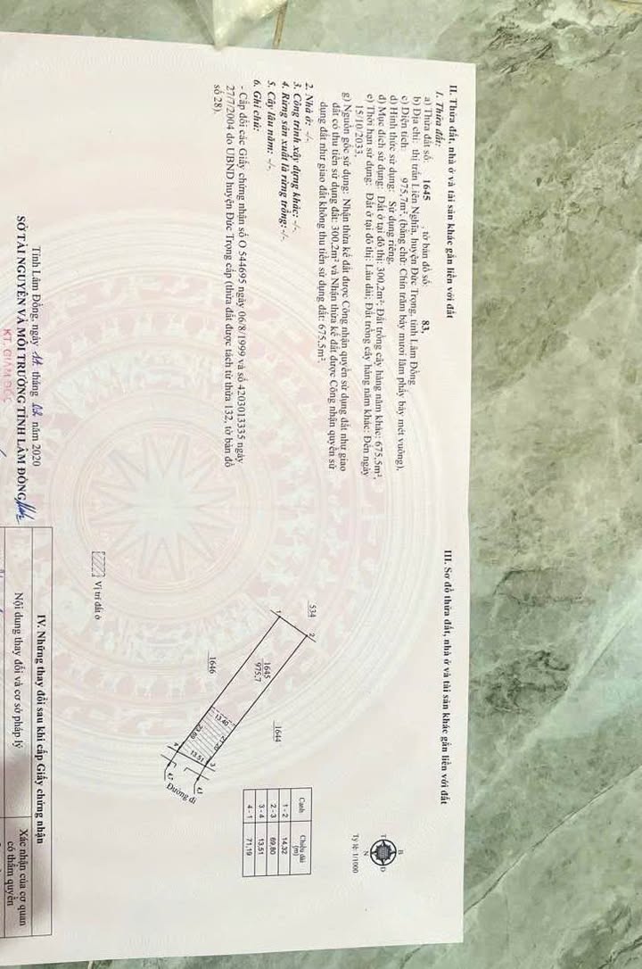 Đất thổ cư 300m² tại tổ 32, xã Phú Hội, huyện Đức Trọng - Giá 4.5 tỷ, cơ hội đầu tư tốt!