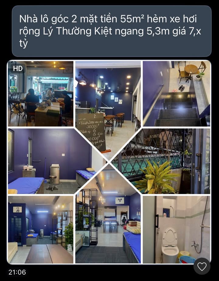 Lô góc 2 mặt thoáng Lý Thường Kiệt Quận 10, 53m² giá 7.x tỷ - Đầu tư sinh lời ngay!