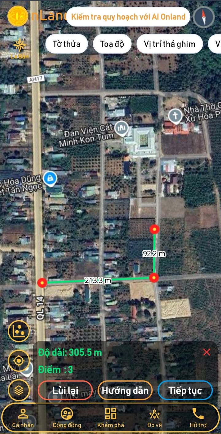 Đất nền Chư Păh Gia Lai 1850m² giá 1.665 tỷ - Sổ đỏ chính chủ