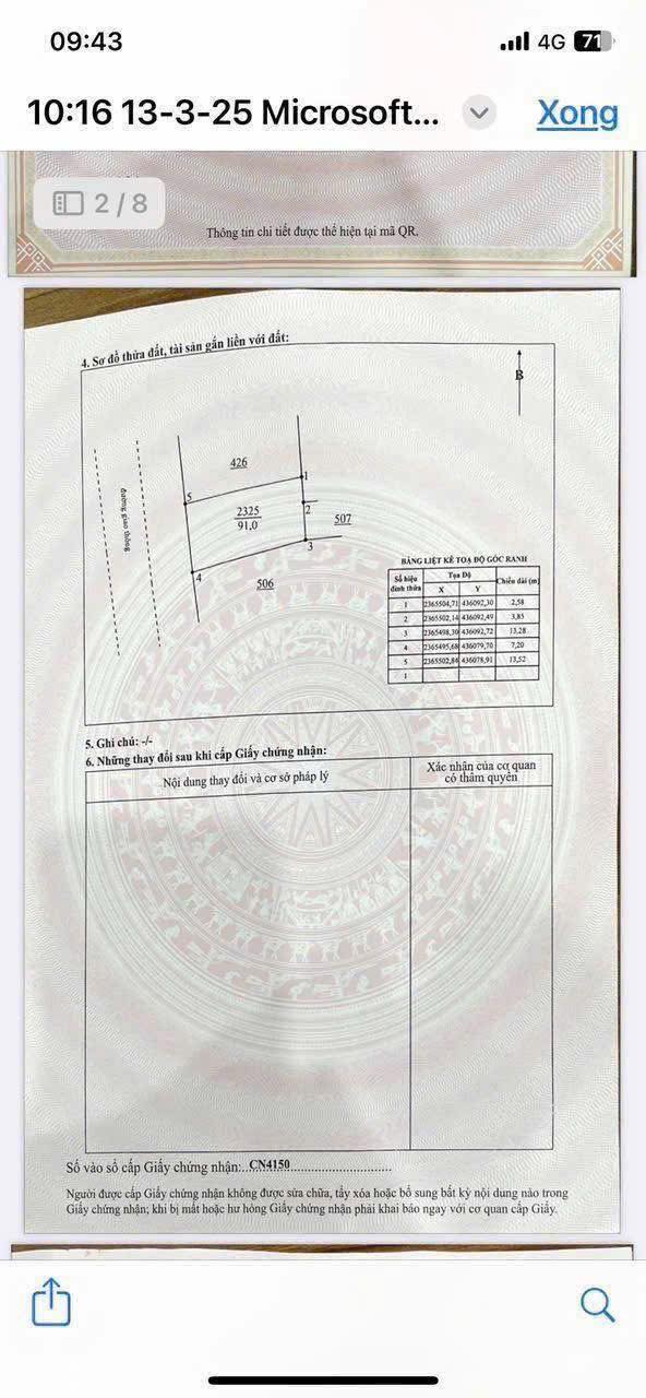 Đất nền Phường Tân Hương, TP Phổ Yên 91m² giá chỉ 8xx triệu - Cơ hội đầu tư tuyệt vời!