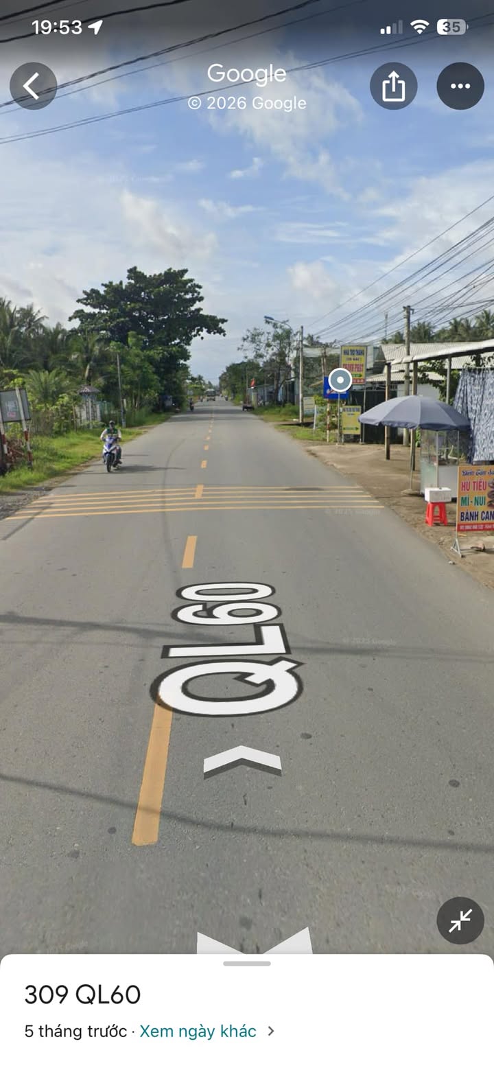 Đất nền QL60 Mỏ Cày Bắc 438m² - Tiềm năng tăng giá vượt trội!