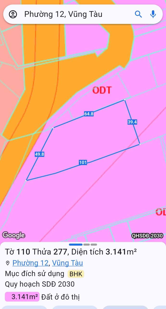 Bán Gấp Đất Vườn Phường 12 Vũng Tàu - 5940m² Sổ Đỏ, Giá Mềm