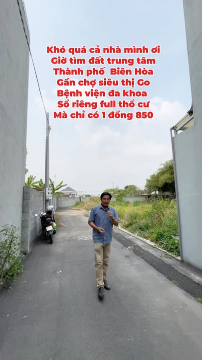 Đất thổ cư Trảng Dài Biên Hòa 63m² 1.85 tỷ - Sổ hồng riêng chính chủ