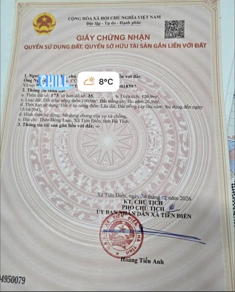 Đất Nền 126m² Thôn Hồng Lam, Nghi Xuân - View Sông Lam, Giá 1.7 Tỷ