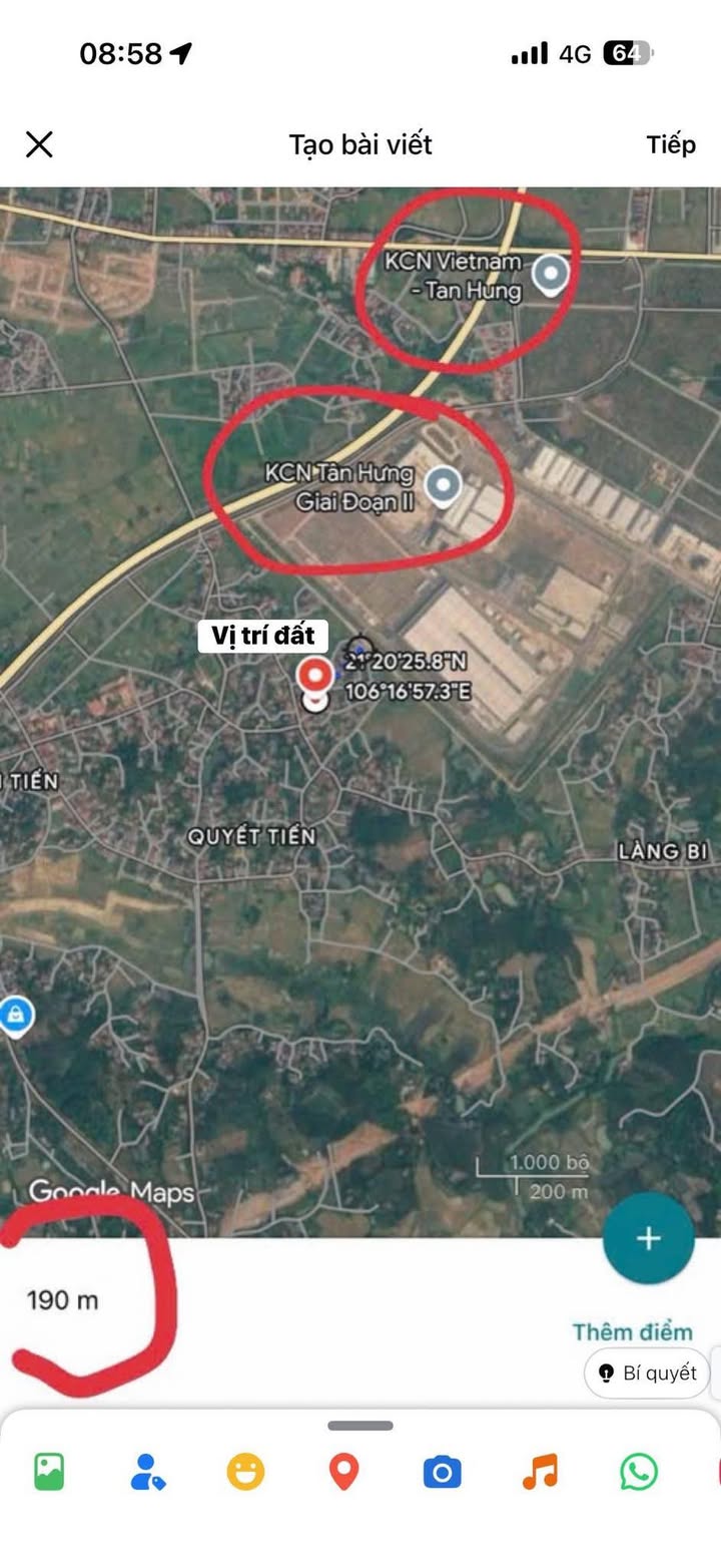 Đất nền xã Tân Hưng, huyện Lạng Giang, 100m² giá 2 tỷ - Vị trí đắc địa gần KCN