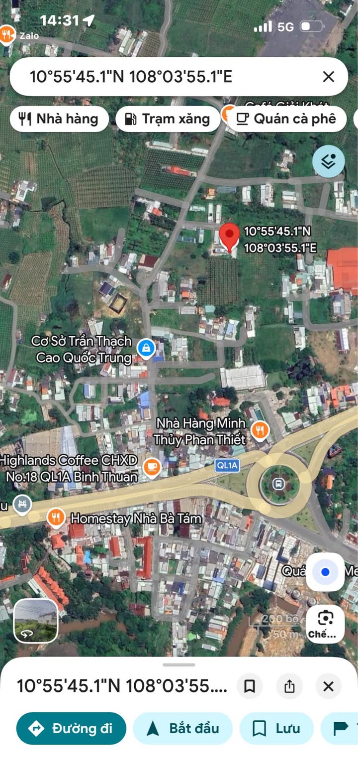 Đất Thổ Cư 61m² Mặt Tiền Bê Tông Giá 550 Triệu Tại Phan Thiết