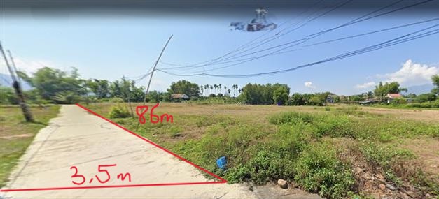 Đất Ninh Giang Ninh Hòa 4281m² - Sẵn thổ cư - Mặt tiền khủng 83m