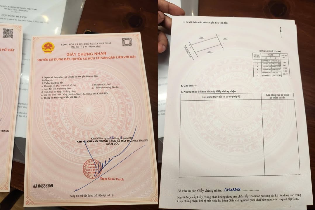 Đất nền Thái Thông Vĩnh Thái 93m² giá 3.3 tỷ - Sổ đỏ chính chủ