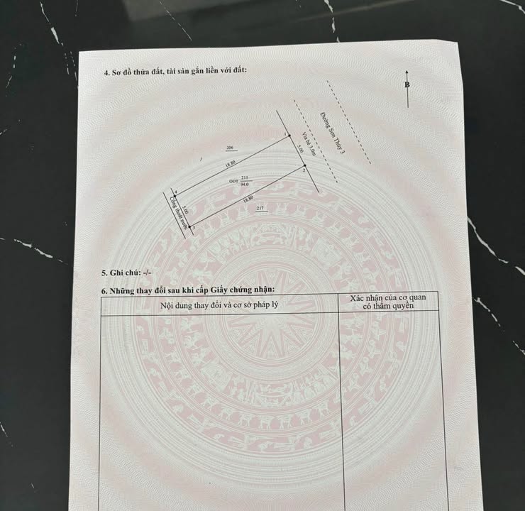 Đất mặt tiền Sơn Thủy 3, Quận Ngũ Hành Sơn, 94m² giá 6.89 tỷ - Cơ hội đầu tư tuyệt vời!