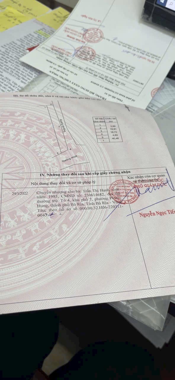 Đất nền Long Phước, Bà Rịa 184m² chỉ 1.02 tỷ - Tiềm năng tăng giá!