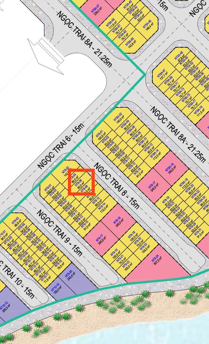 Nhà phố VinHomes Pearl Bay Nha Trang 80m² - Vị trí đắc địa sát biển