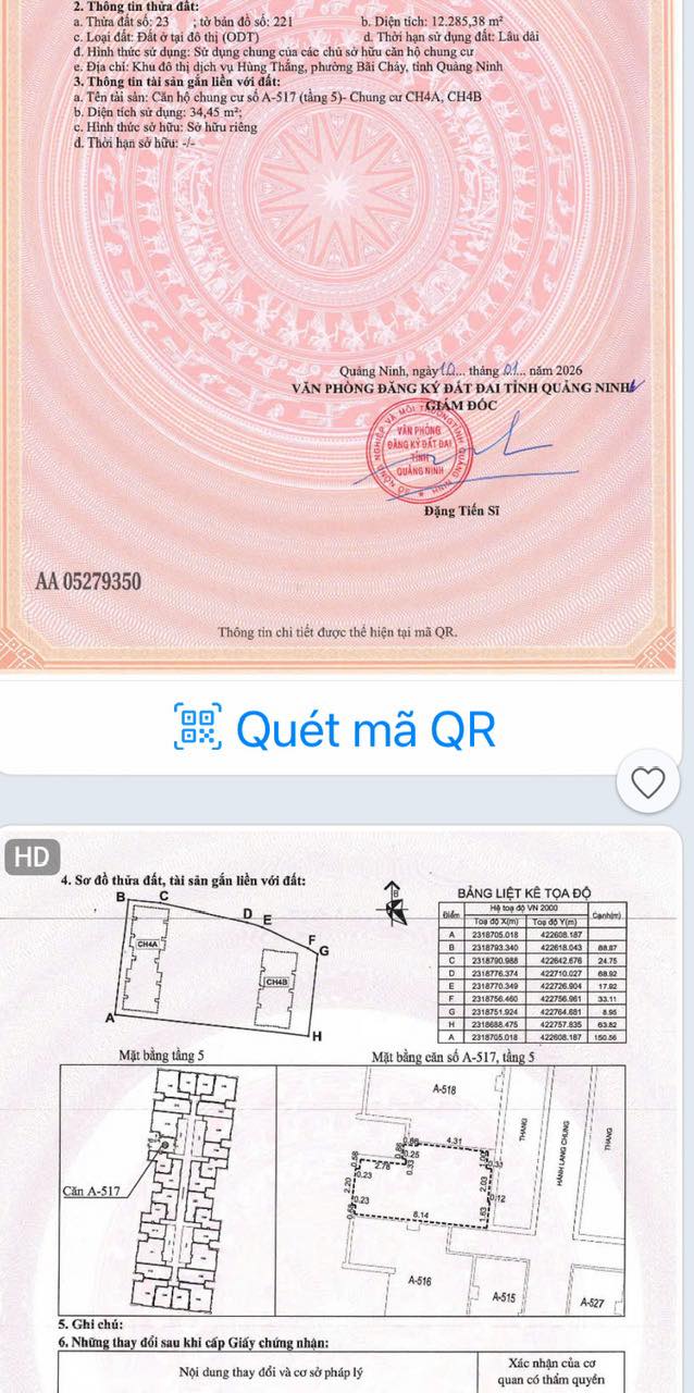 Căn hộ Studio 34m² Chung cư Bim Hạ Long - Giá tốt 1.39 Tỷ