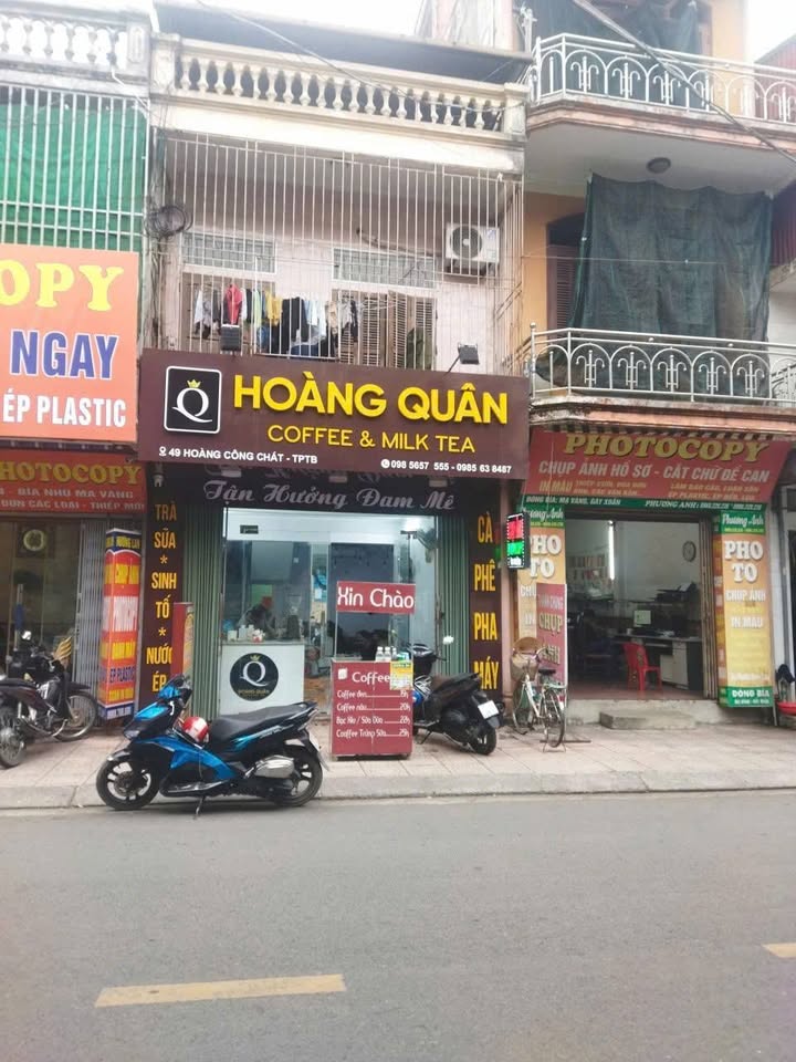 Mặt bằng kinh doanh cho thuê tại phố Hoàng Công Chất, Thái Bình 95m² - Khu vực sầm uất!