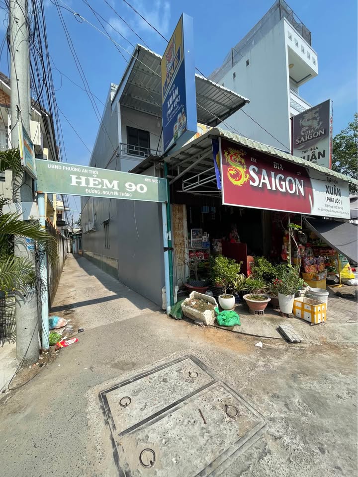 Cho thuê nhà nguyên căn hẻm 90 Nguyễn Thông, Bình Thủy, Cần Thơ - 45m² giá 3 triệu