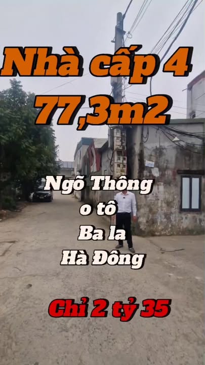 Bán Nhà Phú Lãm Hà Đông 77m² Giá 2.35 Tỷ - Ô tô Vào Tận Nhà!