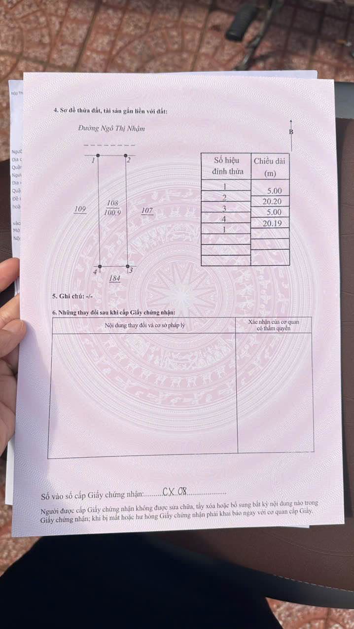 Bán lô đất mặt tiền đường Ngô Thị Nhậm, Phường Phú Đông, 100m² giá 2.9 tỷ - Vị trí siêu đẹp gần biển!