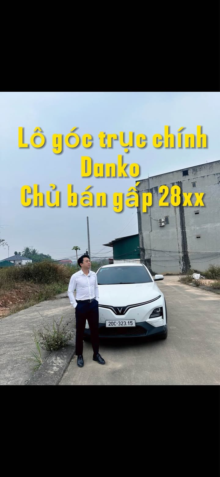 Lô góc Danko City Thái Nguyên 90m² - Sổ đỏ chính chủ, vị trí vàng!