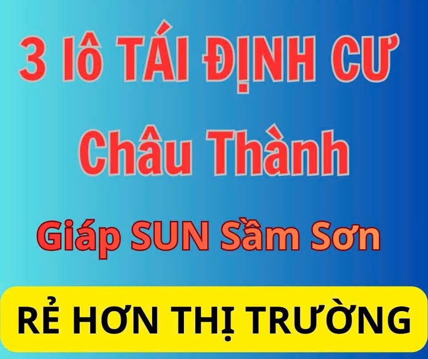Đất thổ cư chính chủ Phường Quảng Châu Sầm Sơn 105m² giá 1 tỷ - Đầu tư sinh lời ngay!