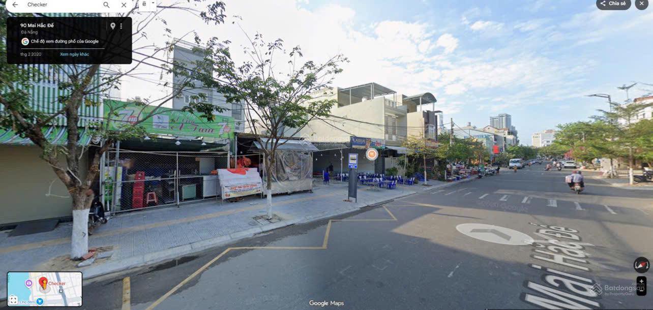 Cho thuê đất mặt tiền Mai Hắc Đế Sơn Trà 100m² - Mặt tiền kinh doanh