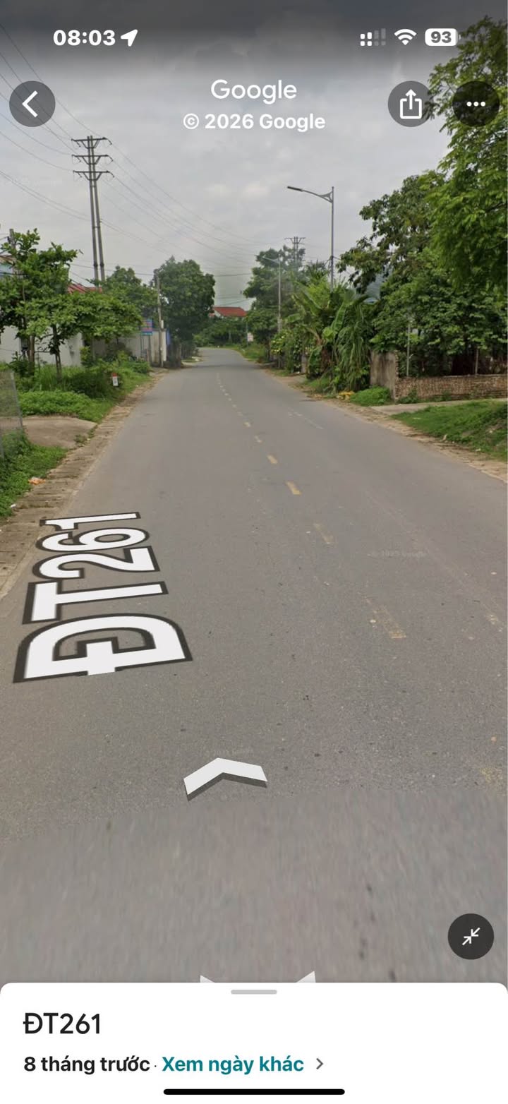 Đất mặt đường 261 Hồng Tiến Phổ Yên 184m² giá 2x tỷ - Sổ đỏ chính chủ