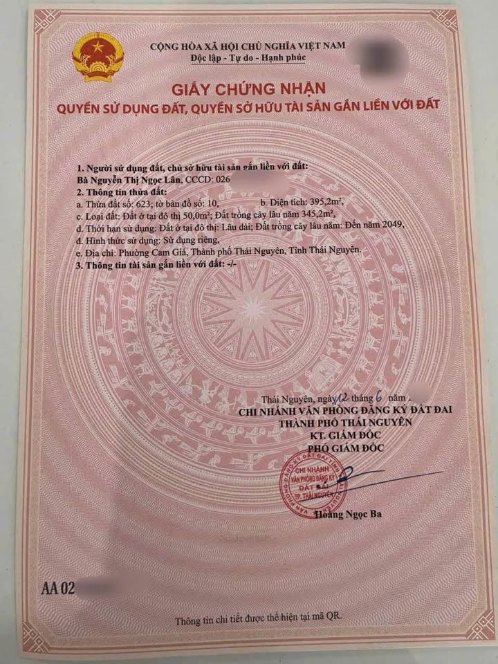 Đất nền Khai Quang 395m² 1 tỷ - Tiềm năng tăng giá