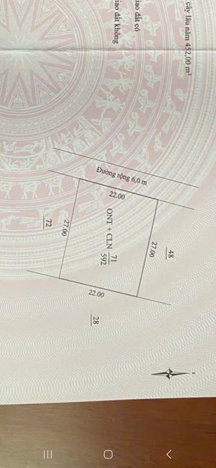 Đất nền chính chủ Chí Linh 592m² giá 2 tỷ - Diện tích rộng rãi, xe 24 chỗ vào tận nơi!