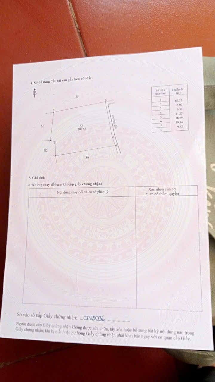 Đất vườn Lộc Khánh 1080m² 370 triệu - Giá đầu tư tốt