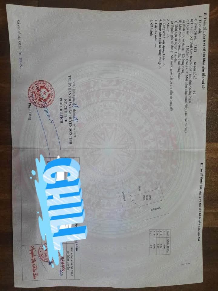 Đất nền KDC OM 6 Mộ Đức 150m² giá 1 tỷ - Sổ đỏ chính chủ!