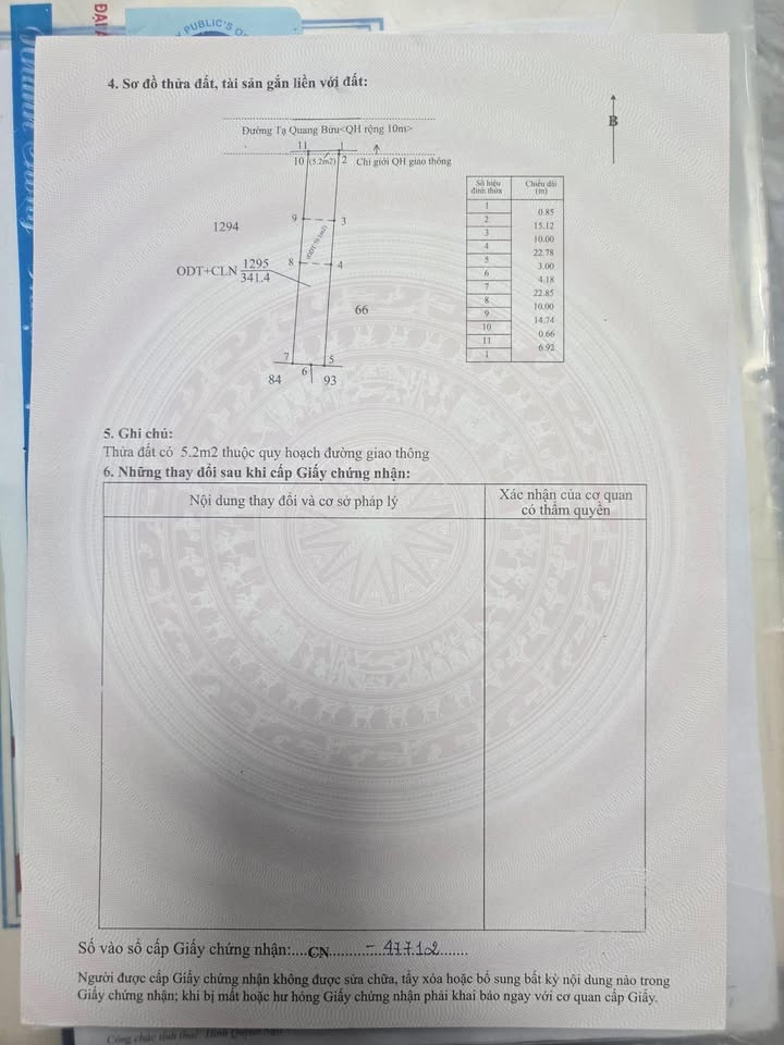Đất nền Tạ Quang Bửu, BMT 315m² - Sổ đỏ chính chủ, tiềm năng tăng giá!