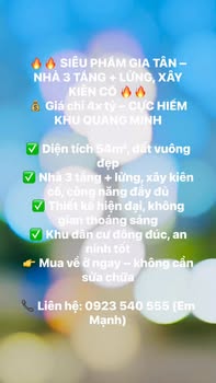 Nhà riêng Quang Minh Mê Linh 54m² hơn 4 tỷ - Sẵn sàng ở ngay!