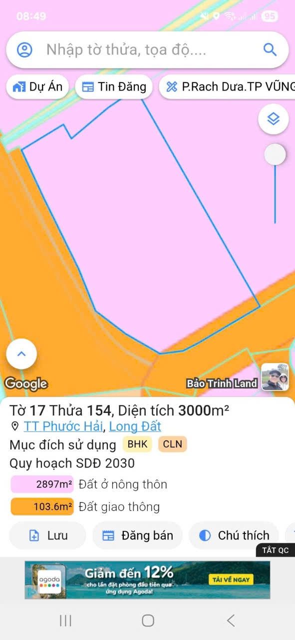 Đất nền Long Mỹ Hậu Giang 360m² 3 tỷ - Sổ hồng chính chủ!